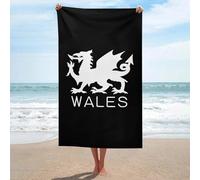 Wales Welsh Flag Beach Towel Absorbent Bath Towels
