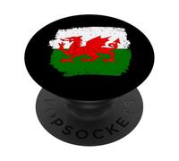 Wales Welsh Flag Welshman PopSockets Adhesive PopGrip