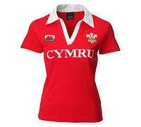 Wales Welsh Short Sleeve Ladies Rugby Shirt uk 12/14