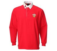 Wales Welsh Traditional Long Sleeve Rugby Shirt 50-52 3XL