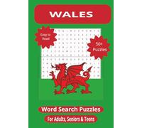 Wales Word Search Puzzle Book: Welsh Themed Fun Puzzles for Adults, Seniors & Teens (Word Search Puzzle Books)