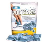 Walex Porta-Pak RV Marine Black Holding Tank Deodorizer Drop-Ins, Camper, Boat, Camping Porta Cassette Toilet Cleaner Pods, Clean Linen, 10 Pack