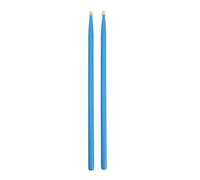 Walfront 1 Pair Maple Wood Jazz Drum Sticks Practice Drumsticks for Beginners With Ergonomic Design for Adults Kids Beginners (Blue)
