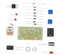 Walfront 1 x Adjustable Regulated Power Supply Kit AC DC Input Output Rectifier Circuit Adjustable Input Voltage Educational
