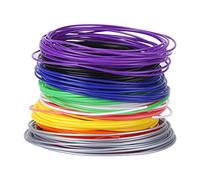 Walfront 10 Colors P ilament Refills 1.75mm 5m Each for 3D Printer Pen Low Temp 3D Printing Drawing Crafting 167.8g
