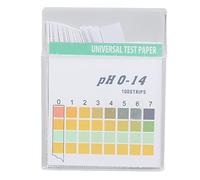 Walfront 100pcs Ph Test Strips Get Ph Paper Test Strips Accurate Results in 60 Seconds for Daily Use PH0-14 with Color Chart Easy Storage