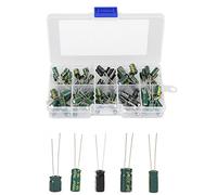 Walfront 10Values Electrolytic Capacitor,100pcs 10V-63V 10uf-470uf