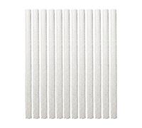 Walfront 12pcs 0.5 inch X 9.85 inch Replacement Fiberglass Tiki Torche Wick for Wine Bottle, Tiki Torches, Patio Lighting, Garden Light