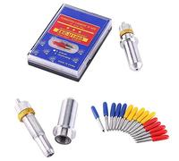 Walfront 15Pcs Blades for Vinyl Cutter 30/45/60 Degrees, Vinyl Cutter Roland, Replacement Blade for Cutting Plotter with Holder for GCR Cricut Pieces