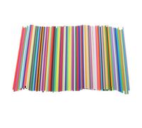 WALFRONT 160Pcs 3D Doodler Pen Refills 3D Printing Filament Refills 32 Colors P ilament Low Temperature 2.5mm Dia 15cm Length with Flexible Design for Art Crafts