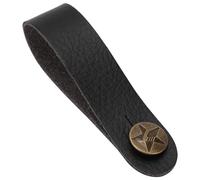 Walfront 2Pcs Guitar Neck Strap Button String Leather Guitar Neck Strap Acoustic Guitar Headstock Strap Tie for Acoustic Electric Ukulele