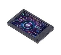 Walfront 3.5 Inch USB Mini Screen IPS Display Temperature Monitor with 360 Degree Rotation, Suitable for, for Aida64 Compatible (with Elbow Line)