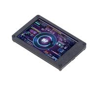 Walfront 3.5 Inch USB Mini Screen IPS Display Temperature Monitor with 360 Degree Rotation, Suitable for, for Aida64 Compatible (with Elbow Line Motherboard Line)