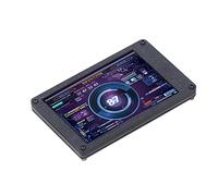 Walfront 3.5 Inch USB Mini Screen IPS Display Temperature Monitor with 360 Degree Rotation, Suitable for Aida64 Compatible (with Motherboard Line)