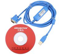 Walfront 3 Meter USB PLC Programming Cable for CQM1H/CPM2C series with CD