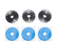 Walfront 3 Sets 3D Printer Motor Round Heatsink Stepper Motor Heat Sink Cooling Aluminum Alloy 3D Printer Cooler Efficient Heat Dissipation