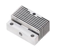 Walfront 3D Printer Hot End Heat Sink Extruder Block, Printers Hotend Aluminum Alloy Printhead Dissipation Upgrades Replacement Parts, for Neptune 4