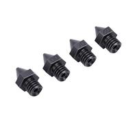 Walfront 4 Pcs 3D Printer Nozzle, Hardened Steel Extruder Nozzle 0.2mm 0.4mm 0.6mm 0.8mm, with Well Conductivity and High Temperature Proof, for Raise3D N Series Pro2 Pro3 E2 Series 3D