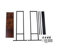 WALFRONT 4 Tier 3D Printer Filament Rack Metal Shelf Filaments Spool Holder with Wheels Organzied for 3D Printing Studio Office