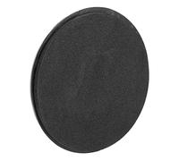 Walfront 4Pcs Beech Wood Piano Caster Cups, Anti-Skid Piano Foot Pads, Shock Absorbing Accessories for Upright (Black)