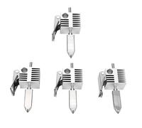Walfront 4PCS Hotend Kit Hot End Extruder Printhead All Metal Snap On 0.2mm 0.4mm 0.6mm 0.8mm High Speed Printing with Silicone Socks for I7 3D Printer