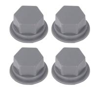 WALFRONT 50 Pcs Silicone Hex Screw Head Protector, Durable Screws Cover for M5 to M10, Easy Installation for Machinery and Furniture (#5)