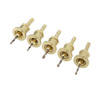 Walfront 5Pcs Countersink Drill Bit Set 1/4 Inch Hex Shank Adjustable 2.8-4mm with 10mm Cone Hole Counterbore for Wood Screws Carpentry Home