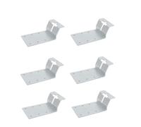 Walfront 6PCS T Post Mounting Bracket Stainless Steel T Post Target Hanger Mount Fence Bracket for Mailbox Wood Lumber Signs Birdhouse 3 Inch