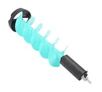 Walfront 8 Inch Electric Ice Auger Kit Heavy Duty Nylon Floating Ice Drill Bit with Locating Tip for Deep Water Thick Fishing