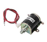 Walfront AC Electromagnet, Open Frame Mechanical Solenoid, 10mm Stroke, for Vending Machines and Office Appliances