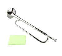 Walfront B Flat Bugle, Brass Musical Instrument, Great for School Band and Orchestra, Easy to Play for Beginners