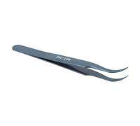 Walfront BST-15C Elbow Tweezers, Stainless Steel, High Hardness, Tweezers for Electronics Maintenance and Experimental Work