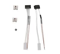 Walfront Ceramic Heater Thermistor Kit 24V 48W Ceramic Heater with Built-in Thermistor 300℃ High Temp for P1P P1S 3D Printers