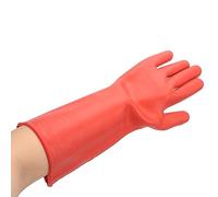 Walfront Class 00 Insulated Electrical Rubber Gloves 1.8mm Thick, High Voltage Work Gloves for Men and Women, Protective Handwear for Electricians