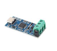 WALFRONT Compact USB Type C to CAN Module Converter, with LED Indicator, for Quick CAN Bus Interface Setup, for DIY Enthusiasts