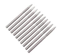 Walfront Crafted from Stainless Steel Watch Hands Fitting Setting Presser 10Pcs Watch Hand Setting Repair Tool 0.0-1.4mm Holes Anti Slip Comfortable 85mm Length