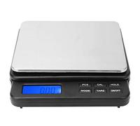 Digital Kitchen Scales High Accuracy Electric Food Cooking Scales Coffee Scale Jewelry Weight Scales with Blue Backlit Display 1000g/0.01g(Black)