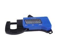 Walfront Digital Thickness Gauge Thickness Caliper Meter 0-12.7mm LCD Display Imperial Reset Auto Power Off for Paper PU Leather Metal Sheet