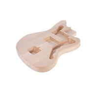 Walfront DIY Electric Guitar Body, Solid Basswood, Custom Design Blank Kit for Guitar Builders and Kids