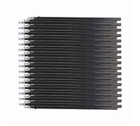 Walfront Erasable Pen Refills 0.5mm Full Needle Fine Point Gel Ink Refills, Blue Black Ink for Smooth Writing, School Office Stationery Replacement Parts (50pcs)