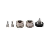 Walfront Extruder Gear Dual Drive Extruder Gear Replacement Stainless Steel Extrusion Wheels K1C K1 Maximum 3D Printer Accessories