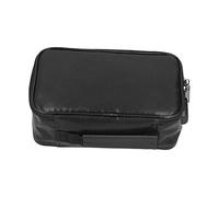 Walfront Fireproof Document Bag, 2000°F Certificate Storage Organizer with 3-Layer Design for Passport Money Files Home Office Travel (Black)