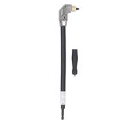 Walfront Flexible Drill Bit Extension 1/4 Inch Hex Shank CRV Steel Flexible Shaft Bit Holder Flex Bar Tool Lock and Magnetic Head for Tight Spac