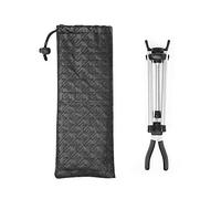 Walfront Foldable Tenor Saxophone Stand Portable Sax Metal Floor Stand Holder with Carry Bag for Studio Exhibition