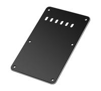 Walfront Guitar Backplate with Screws Holes 3 Ply PVC Cavity Cover 6 Hole
