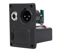 Walfront Guitar Battery Case, Copper Material with EQ Battery Cover, For Electric Guitars and Active Pickups