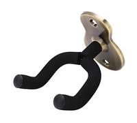 Walfront Guitar Wall Mount Hanger, Metal Hook Holder for Acoustic Bass Ukulele Violin, for Studio Home Office (Champagne Gold)