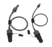 Walfront IP68 Water Proof Ethernet Cable Adapter SPX Plug to RJ45 Female Coupler 1200mbps Shielded Cable for Flat High Performance Router 2PCS