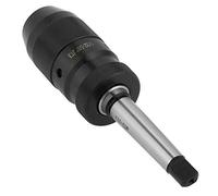 Walfront Keyless Drill Chuck Self Tightening Drill Chuck 1-16mm Capacity 45# Steel MT2-JT3 Taper Arbor Accuracy 0.002 for Lathe Milling Machine
