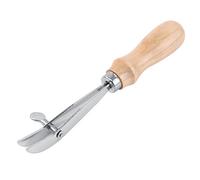 Walfront Leather Edge Creasing Tool for Adjustable Outside Edge - DIY Handmade Leather Crafting Kit with Professional Edge Beveler and Stitching Guide